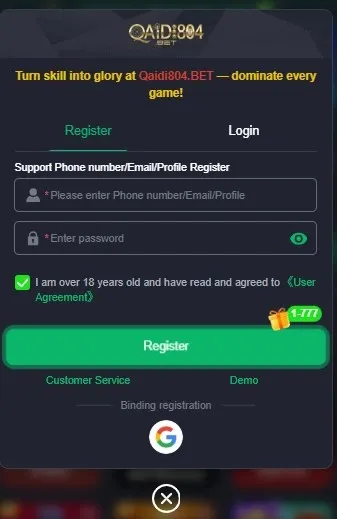 Qaidi-804-Bet-Registration-Game
